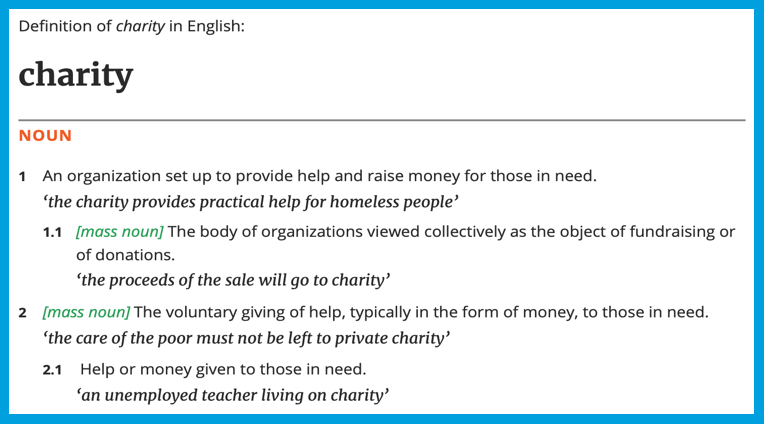 definition of charity